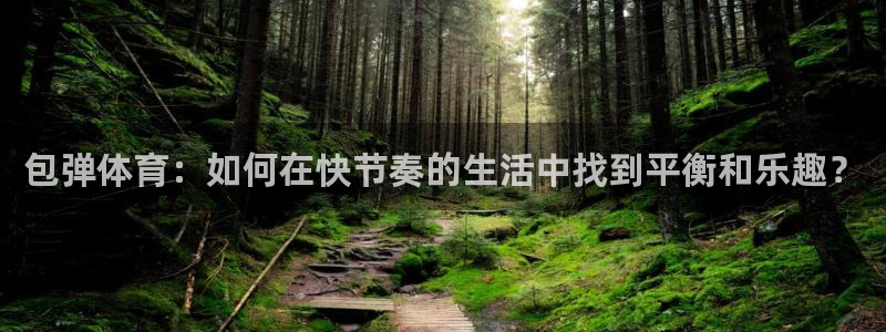斗球直播体育：包弹体育：如何在快节奏的生活中找到平衡和乐趣？