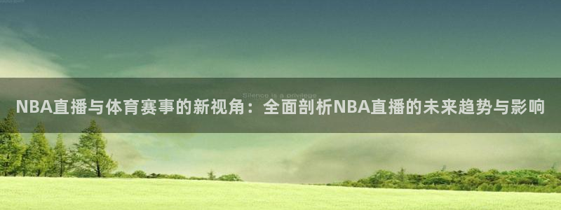斗球直播dk说球：NBA直播与体育赛事的新视角：全面剖析NBA直播的未来趋势与影响